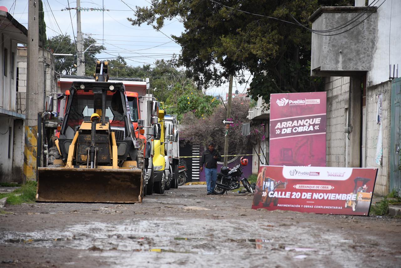 Pavimentación en Puebla