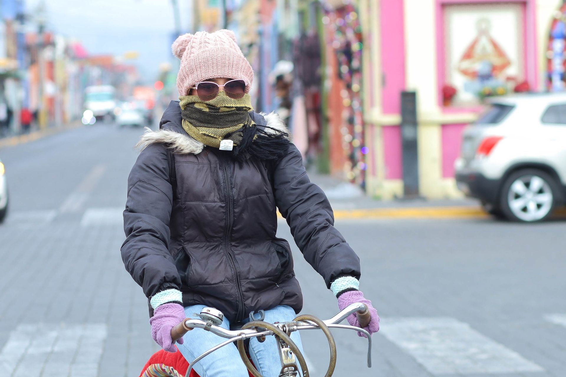 Puebla con frío