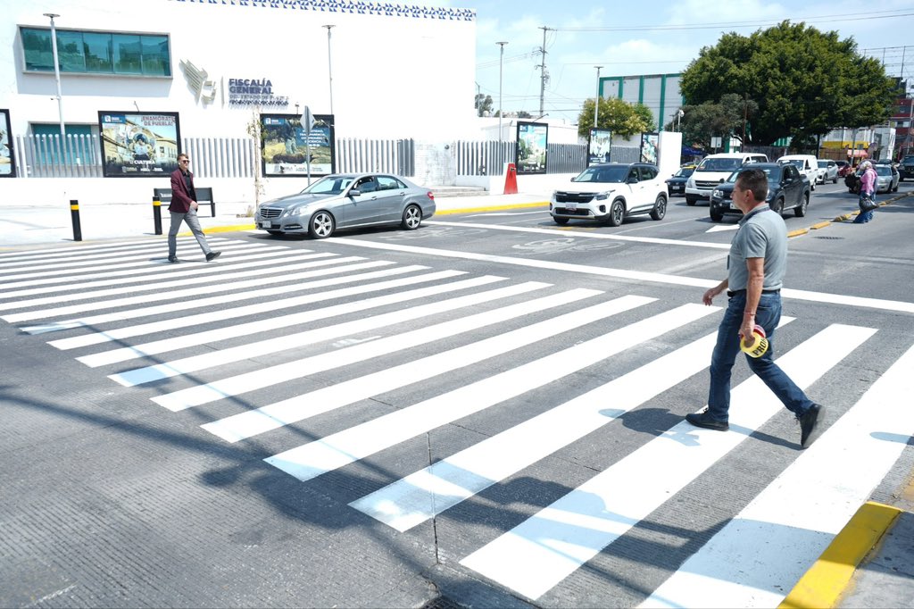 Pepe Chedraui impulsa calles nuevas y completas en Puebla capital