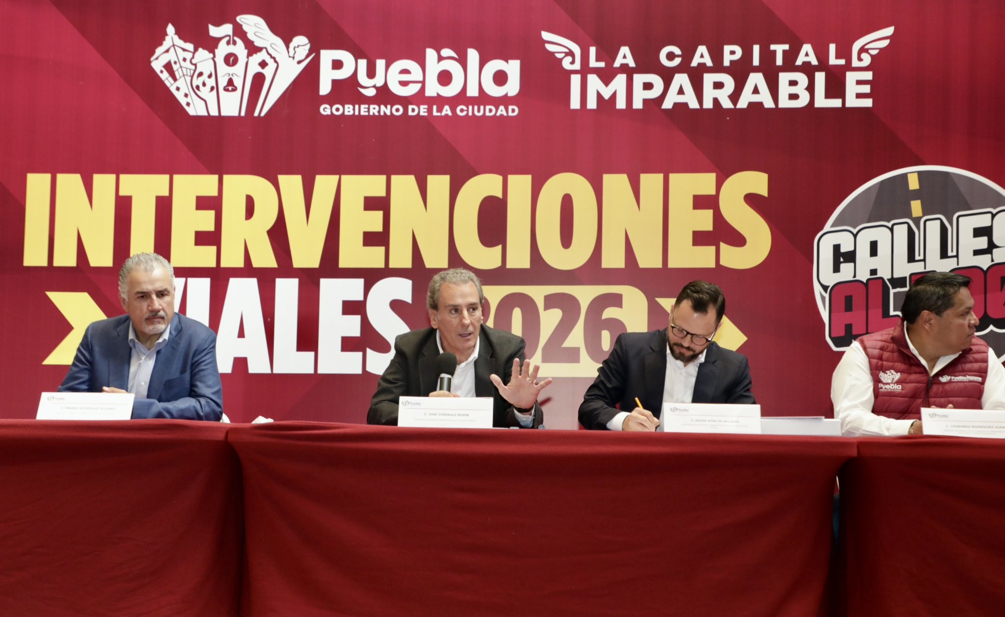 Pepe Chedraui lanza #CallesAl100 con inversión histórica para Puebla