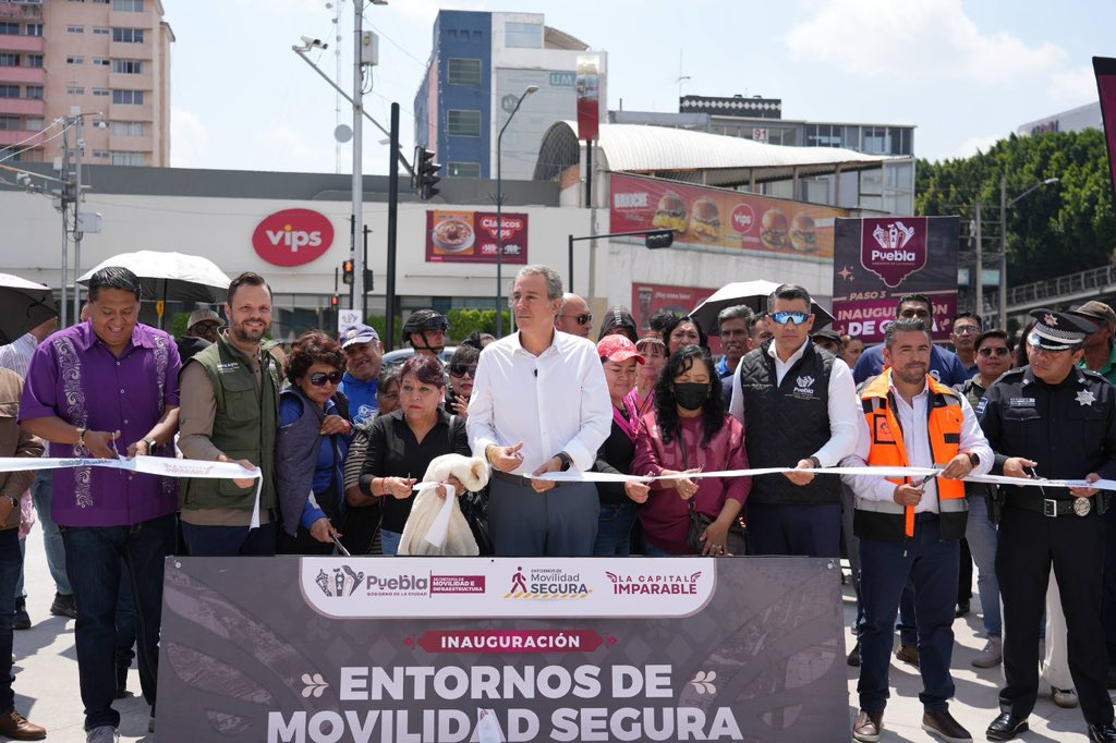 Pepe Chedraui impulsa calles nuevas y completas en Puebla capital